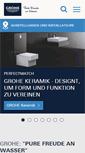 Mobile Screenshot of grohe.at