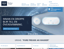 Tablet Screenshot of grohe.se