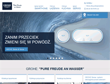 Tablet Screenshot of grohe.pl