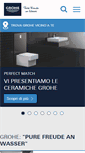 Mobile Screenshot of grohe.it