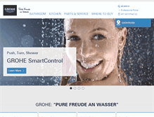 Tablet Screenshot of grohe.us