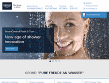 Tablet Screenshot of grohe.co.in